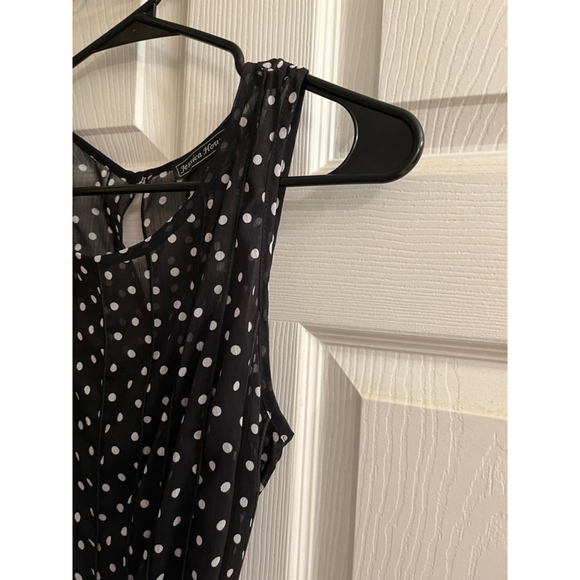 JESSICA HOWARD DRESS POLKA DOTS~AUDREY HEPBURN VIBE~8 - Picture 9 of 13
